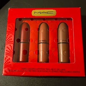 M.A.C three cheers! Lipstick trio